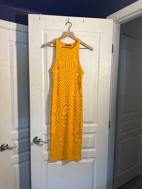 EUC - Zara Tank Dress - Tangerine - Size Large